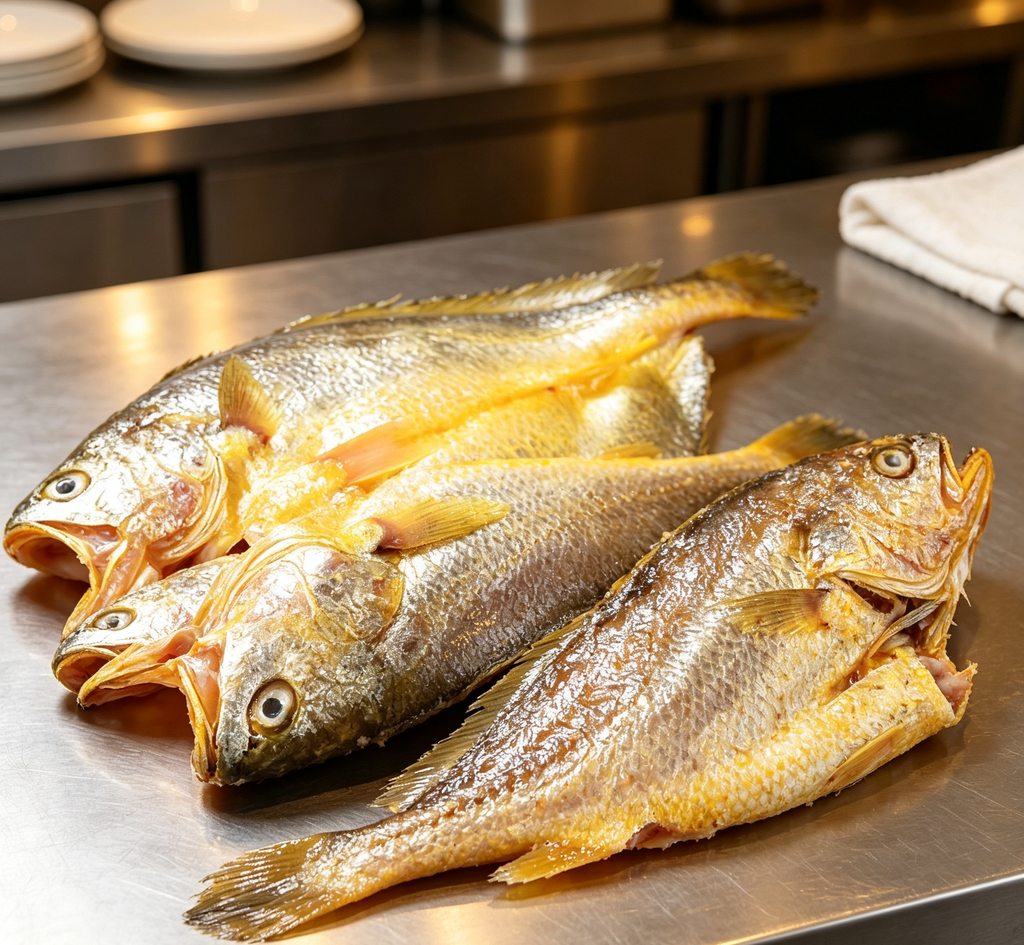 Evenly sized whole fish ready to grill, bake or pan-sear